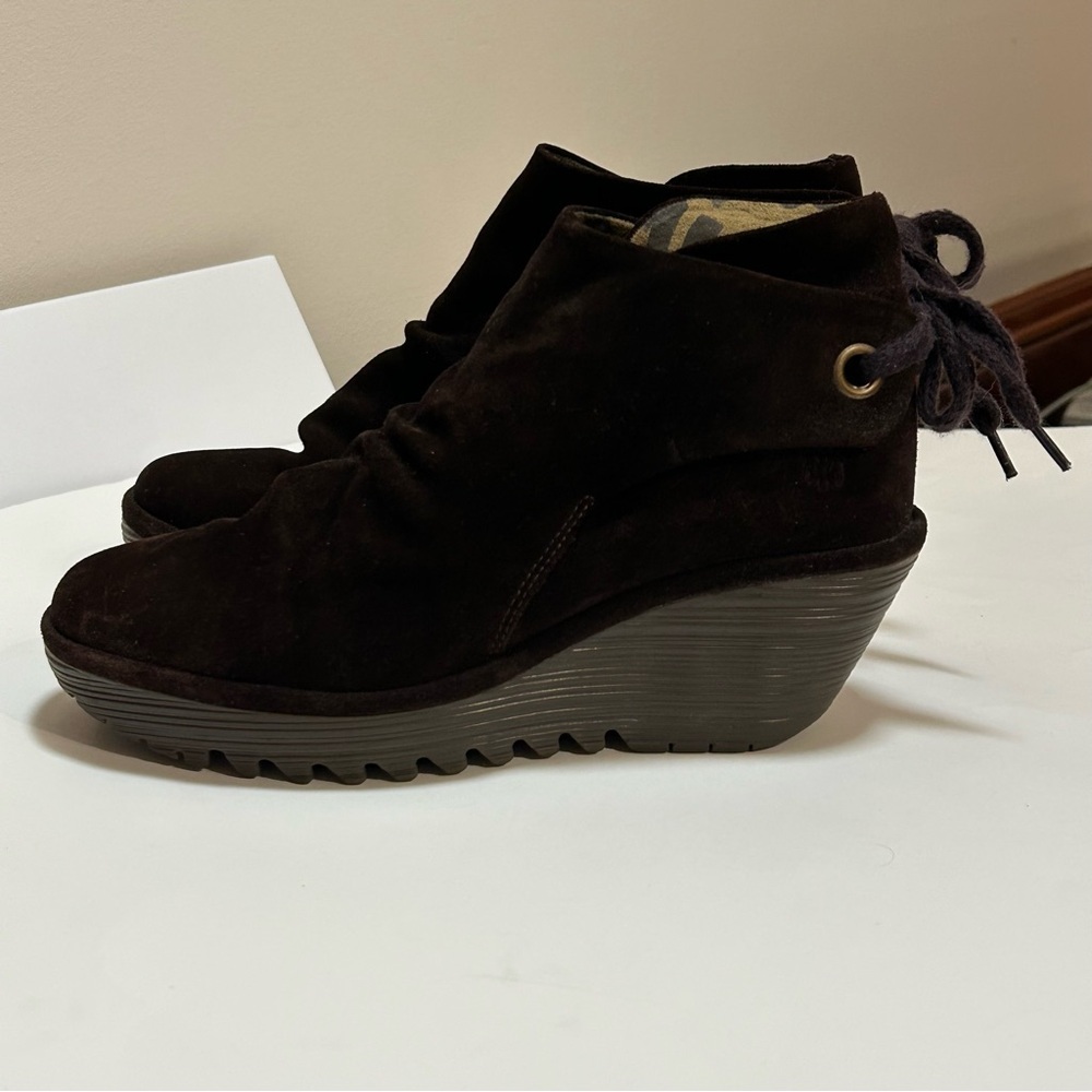 Fly London Yebi Wedge Ankle Boots